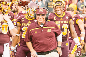 John Bonamego wanted to be CMU's head coach since he played for the Chippewas in the 80s. He finally got the job in 2015, but just months later, he was diagnosed with cancer on his left tonsil. Despite chemotherapy and radiation, he did not miss a practice.
