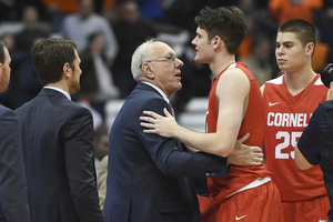 Syracuse and Jim Boeheim beat Cornell and his son, Jimmy, in the Orange's 2017-18 season opener.